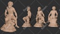 sculpt realistic 3d head, bust or full body characters for 3d printing stl