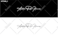 design photography watermark or signature logo