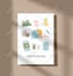 design greeting card, postcard or poster