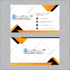 design unique business card with two ideas