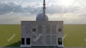 design mosque or islamic interior with realistic 3d rendering