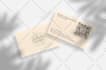 design luxury minimalist business card with gold foil