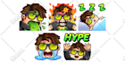 make extraordinary custom emotes for twitch streamers