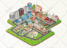 draw unique cartoonic fantasy vector map, event maps, city maps, illustration