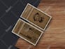 design retro vintage business card