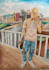 draw your portrait with hand painting on watercolors