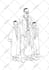 draw any custom black and white hand drawn line art illustration