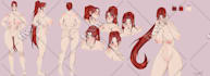draw character reference sheet for you character