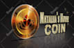 design realistic gold coin with your logo