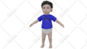 design 3d character model from 2d for animation or games