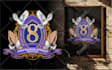 do crest, coat of arm and heraldic vintege logo design