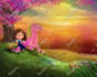 draw vibrant colorful children book illustrations