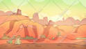 make a cinematic 2d background scene for animation quick
