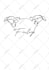 draw pet ears silhouette for tattoo