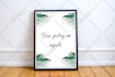 put your image or photo into a frame poster mockup