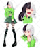 draw a reference sheet anime style