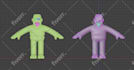 retopologize and bake textures from highpoly for 3d model