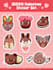 draw cute kawaii stickers for you