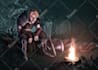 paint character concept art and illustrations for you