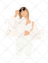draw faceless minimalist portrait