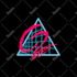 make 80s chrome retro vintage logo