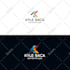 design artistic polygon letter logo