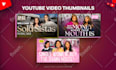 design trendy and viral youtube thumbnails
