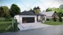 do 3d rendering and architectural 3d house exterior rendering nd 3d floor design