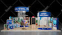 create event stage design and complete layout rendering