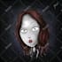 draw your portrait character as a cartoon gothic punk art
