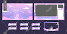 create cute animated twitch and kick stream overlay designs