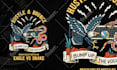 draw custom retro vintage t shirt design and illustration