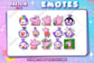 create chibi animal emotes for twitch discord kick in bulk for you
