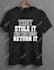 do trendy typography t shirt design and graphic tee