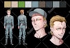 draw a character sheet in anime style