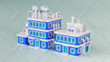 create low poly 3d model, building in blender for you