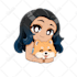draw cute chibi art keychains and stickers for you