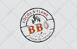 design sea food BBQ grill café restaurant logo