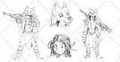do some rough concept art sketch