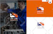 design construction, mechanical, builders, transport and companies logo