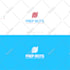 do flat minimalist logo design