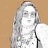 draw a black and white vector art portrait from your photo