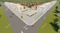 design 3d architecture exterior rendering house, home commercial building model
