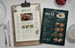 do restaurant menu design, modern food menu or digital menu