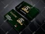 design business card and brand identity