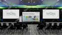 create event stage design and complete layout rendering