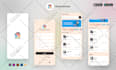do creative mobile app design UI UX in figma