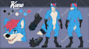 draw reference sheet character furry ref sheet fursona oc vtuber anthro feral