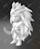 sculpt chibi 3d model for 3d printing and rendering