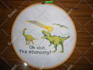 cross stitch wall art